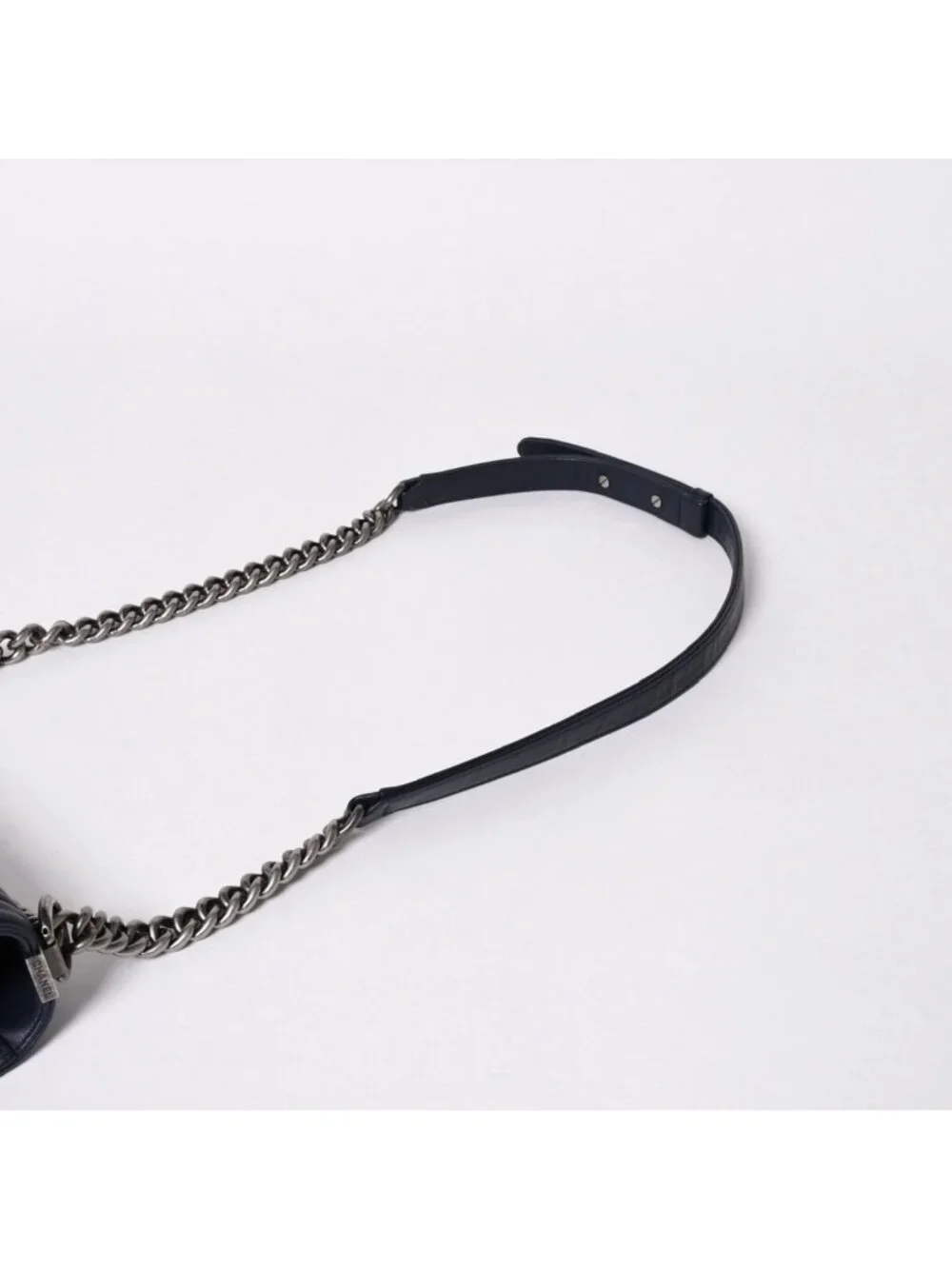 Chanel Boy Chain Shoulder Bag V-shaped Stitch Chevron CC Logo Lambskin 2-Way